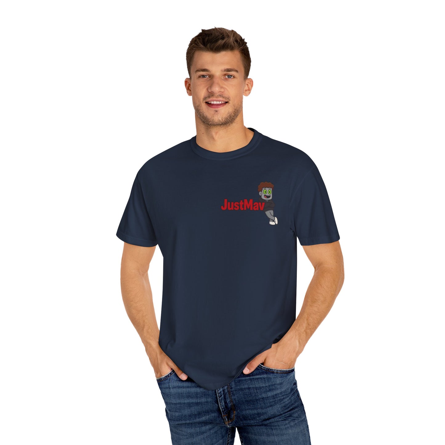 JustMav Character Unisex Garment-Dyed T-shirt