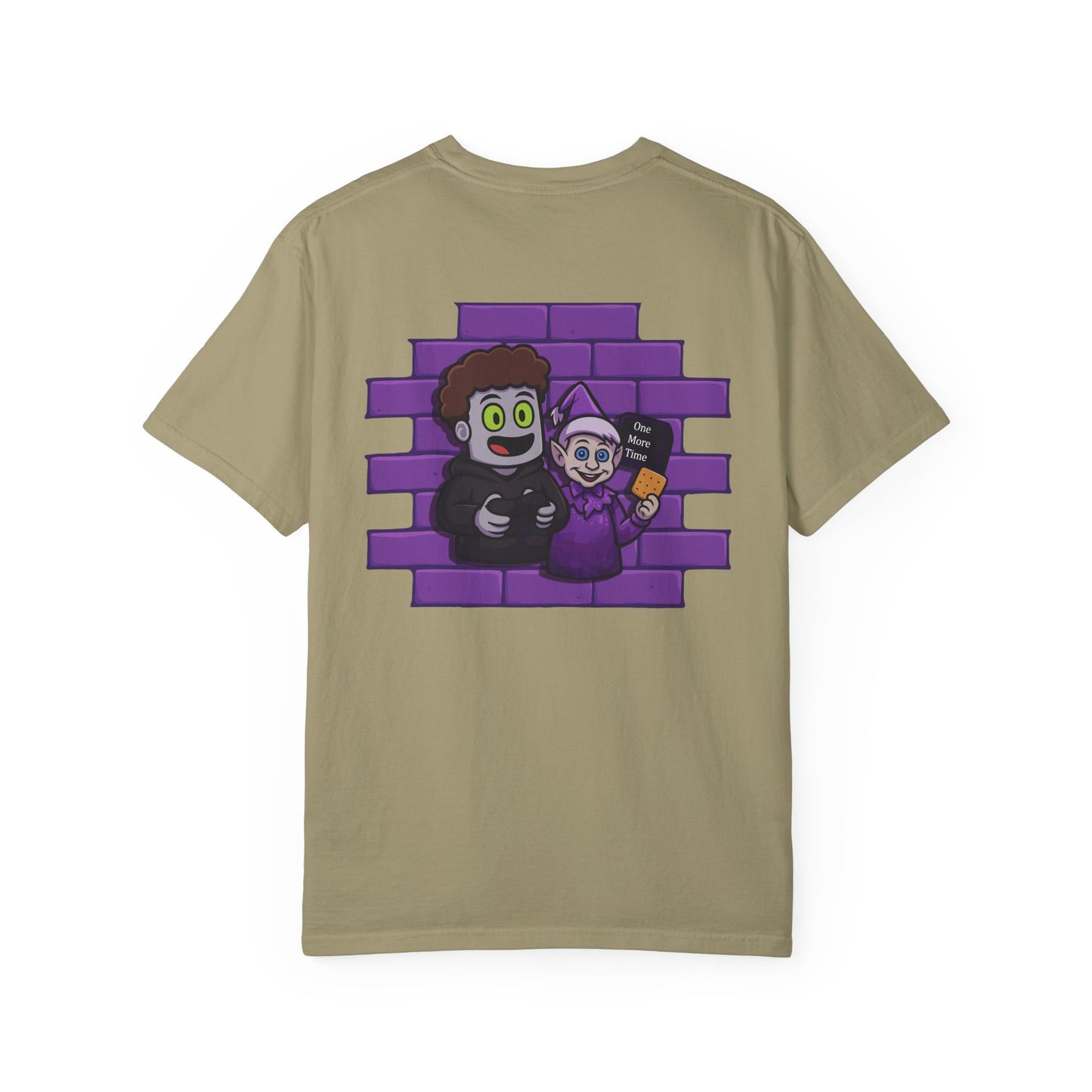 JustMav Streams w/ Back Graphic Unisex Garment-Dyed T-shirt