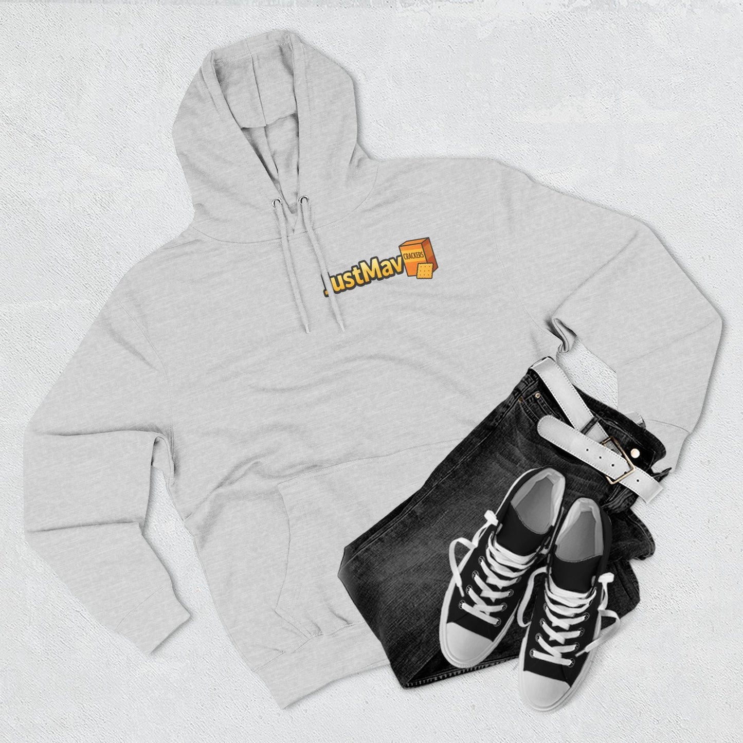 JustMav Crackers w/ Back Graphic Hoodie