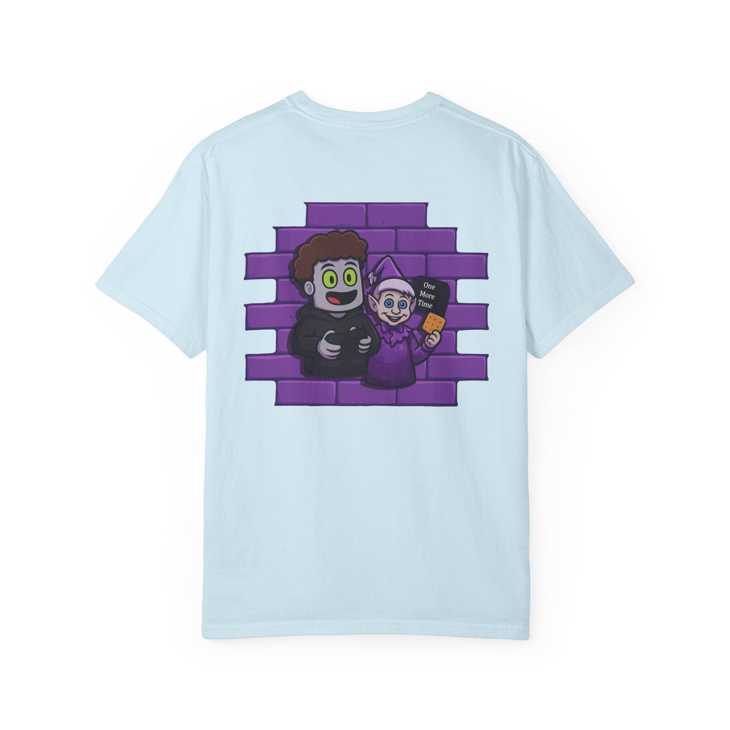 JustMav Streams w/ Back Graphic Unisex Garment-Dyed T-shirt