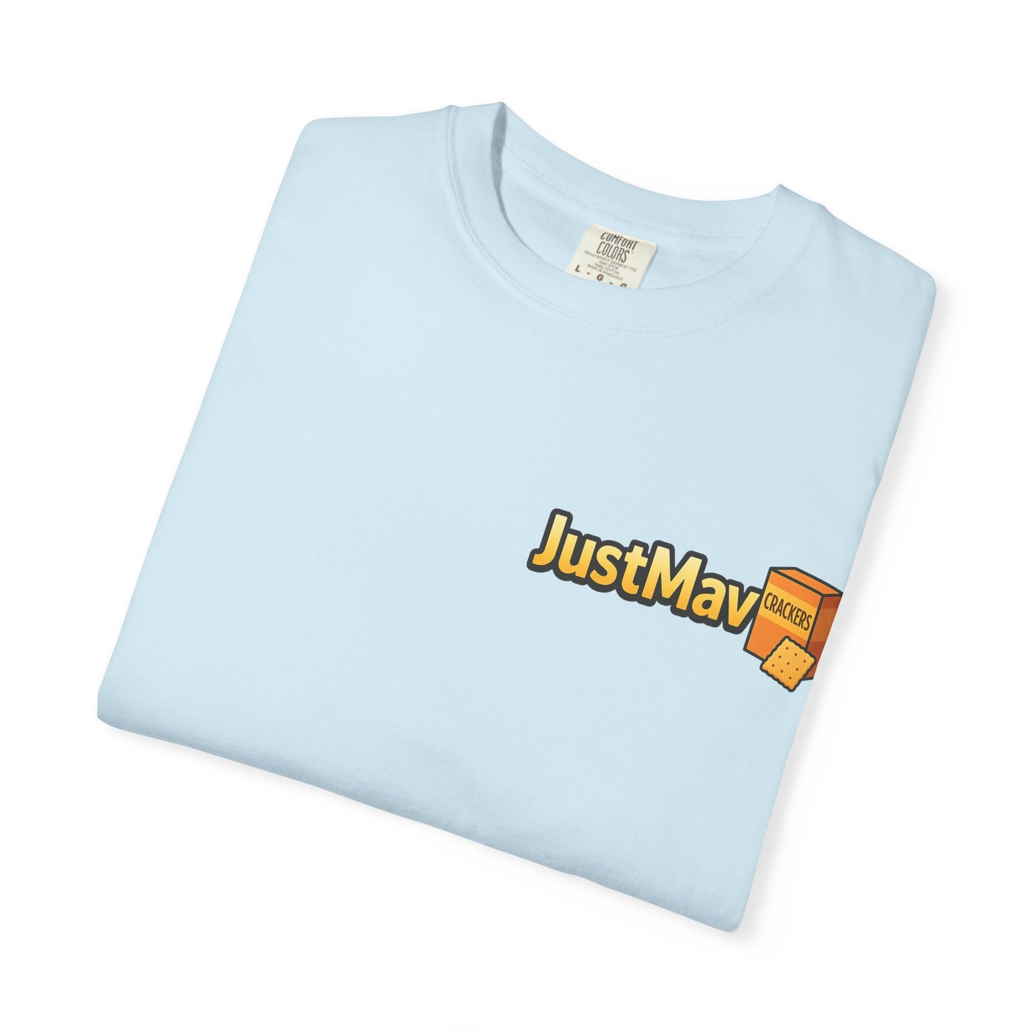 JustMav Crackers Plain Unisex Garment-Dyed T-shirt