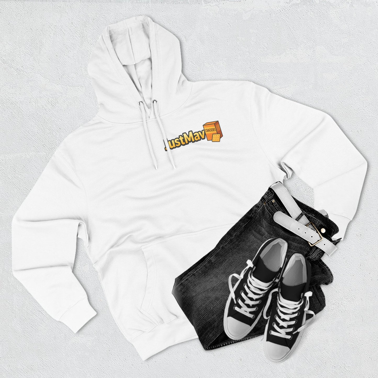 JustMav Crackers w/ Back Graphic Hoodie
