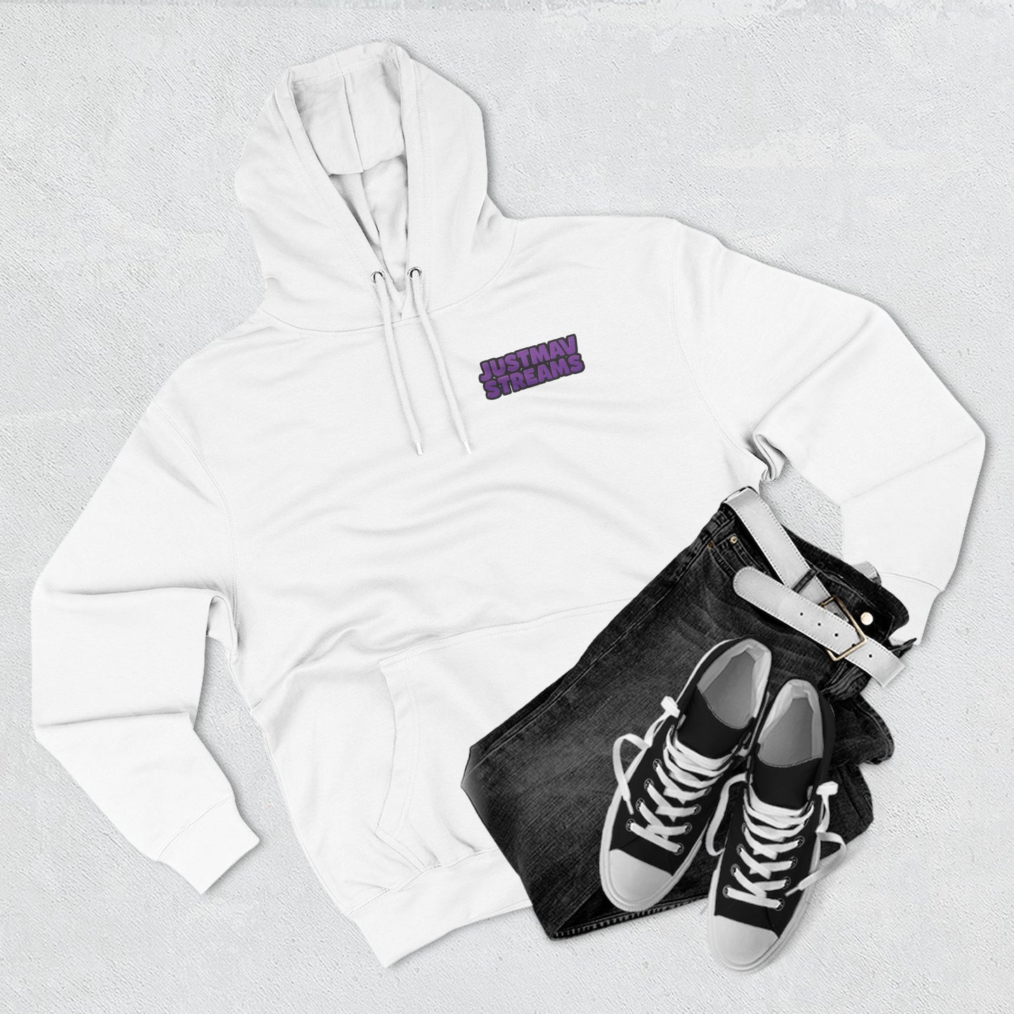 JustMav Streams Hoodie w/ Back Graphic