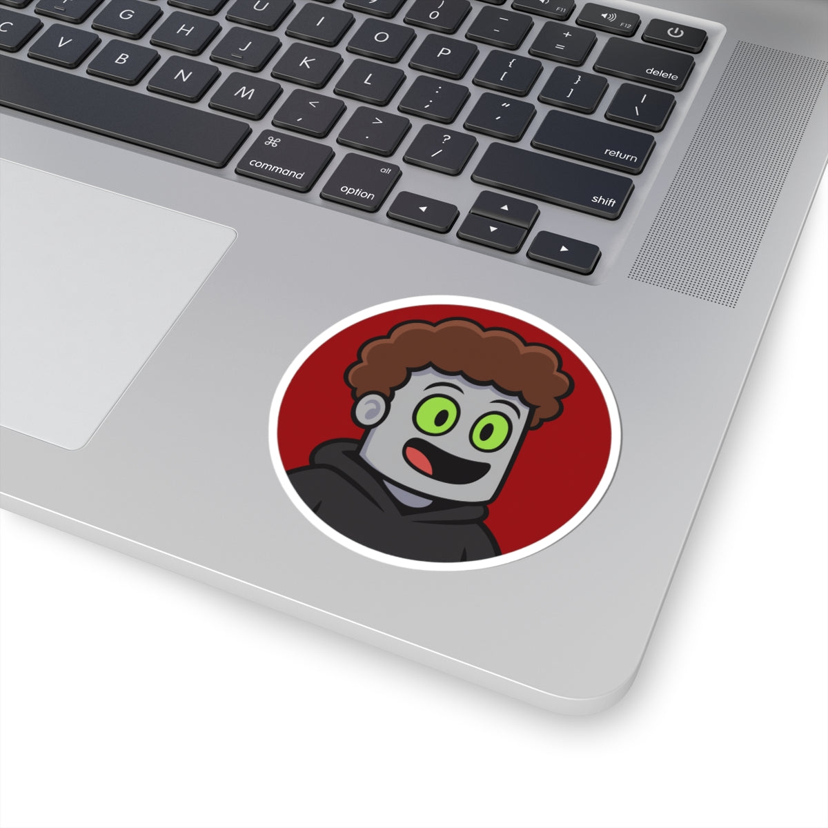 JustMav Circle Logo Kiss-Cut Stickers