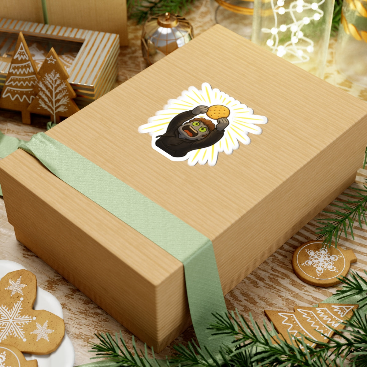 Holy Cracker Kiss-Cut Stickers