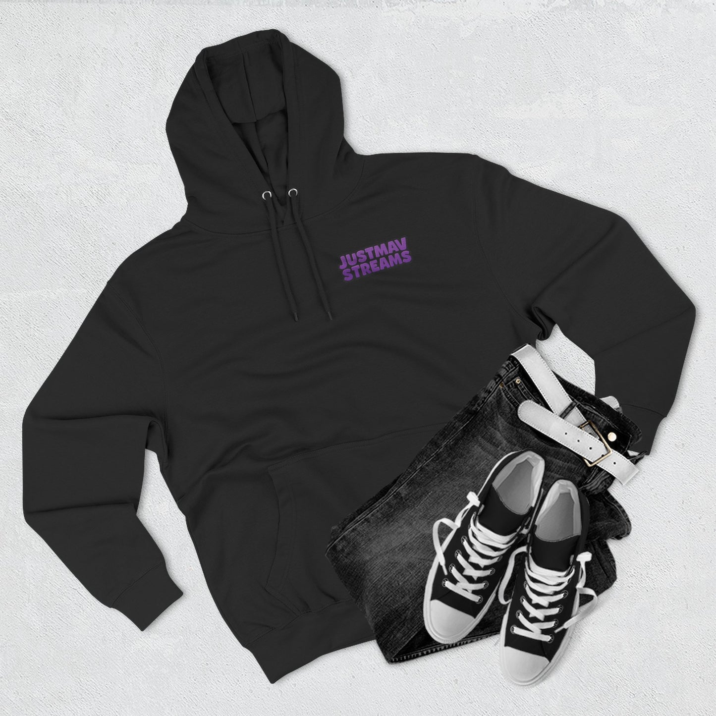 JustMav Streams Plain Hoodie