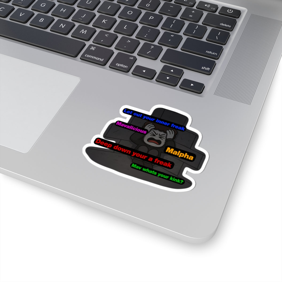 Disturbing Thoughts Kiss-Cut Stickers