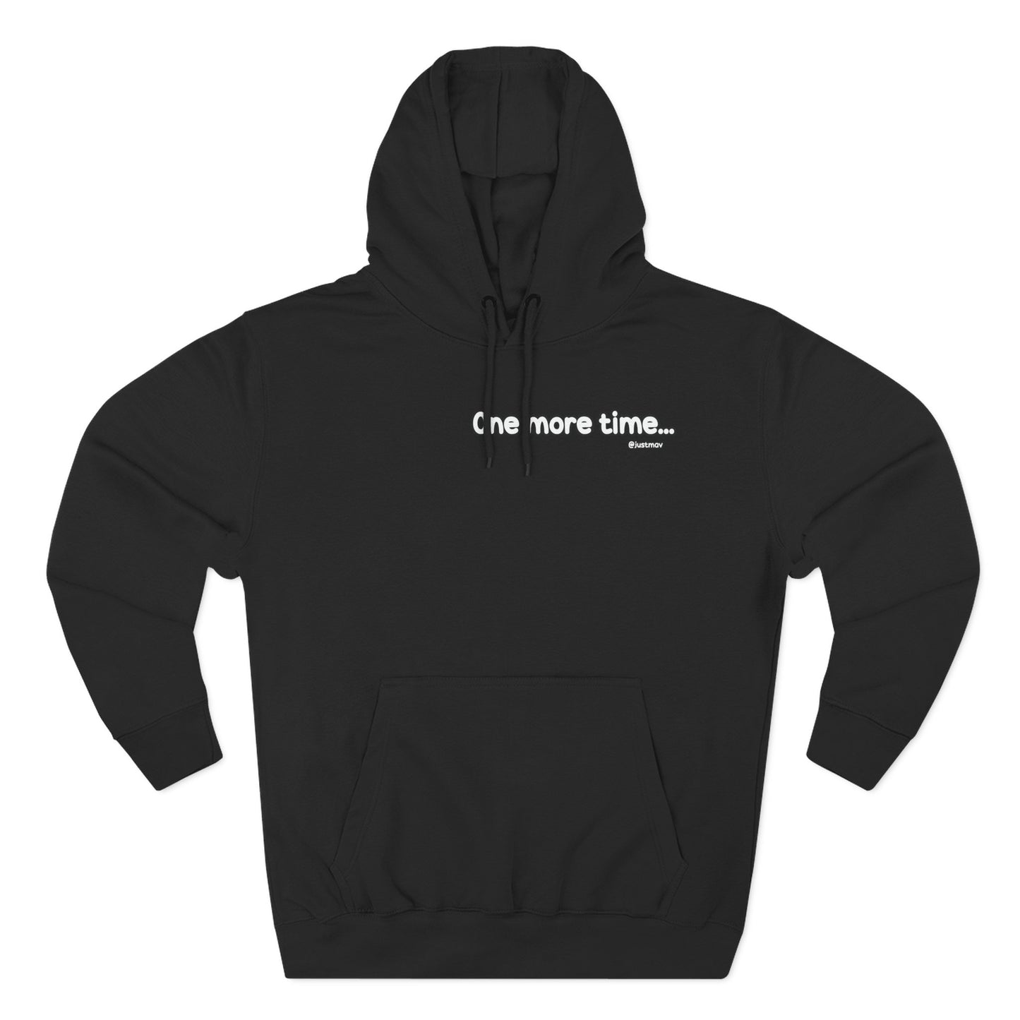 One more time Plain Hoodie