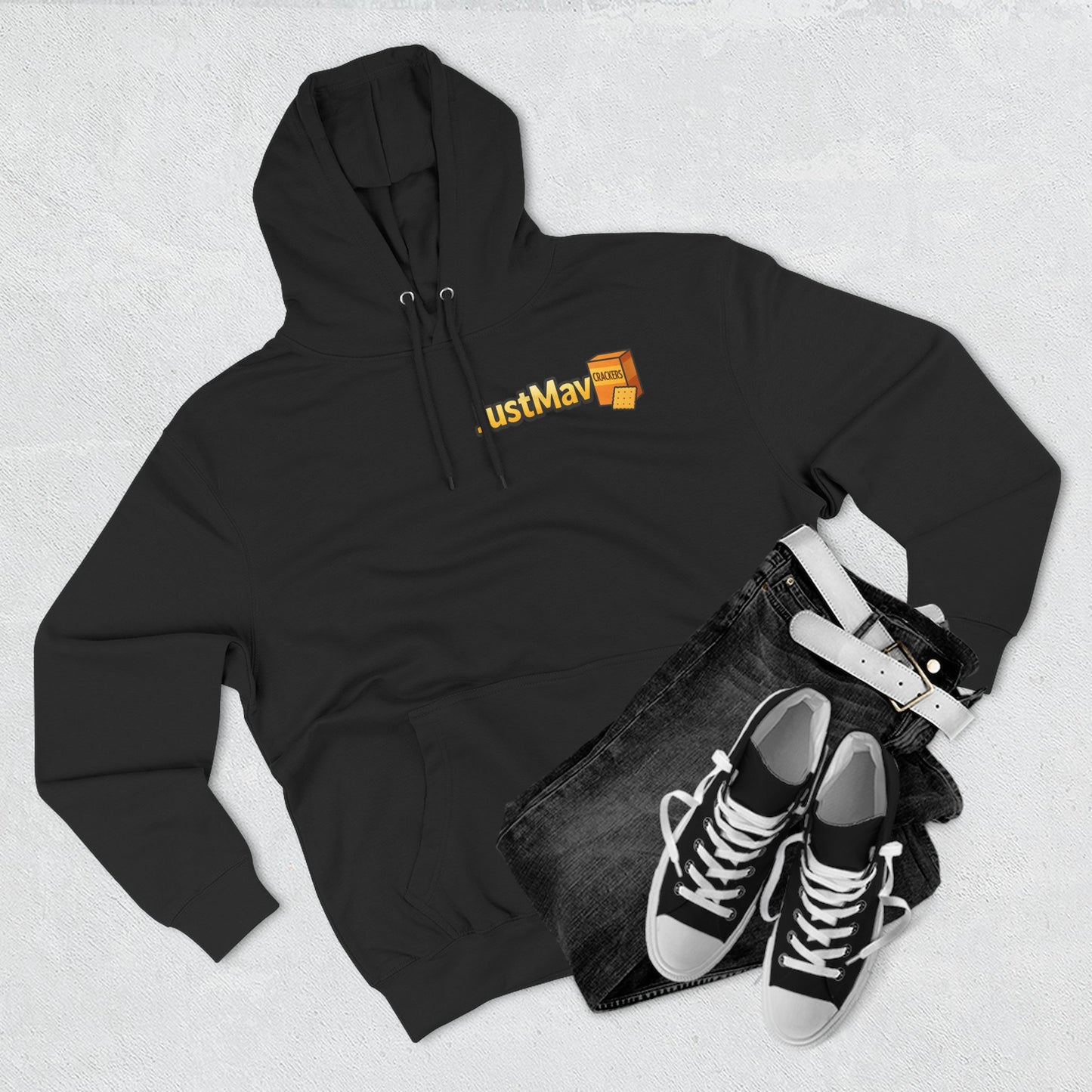 JustMav Crackers w/ Back Graphic Hoodie