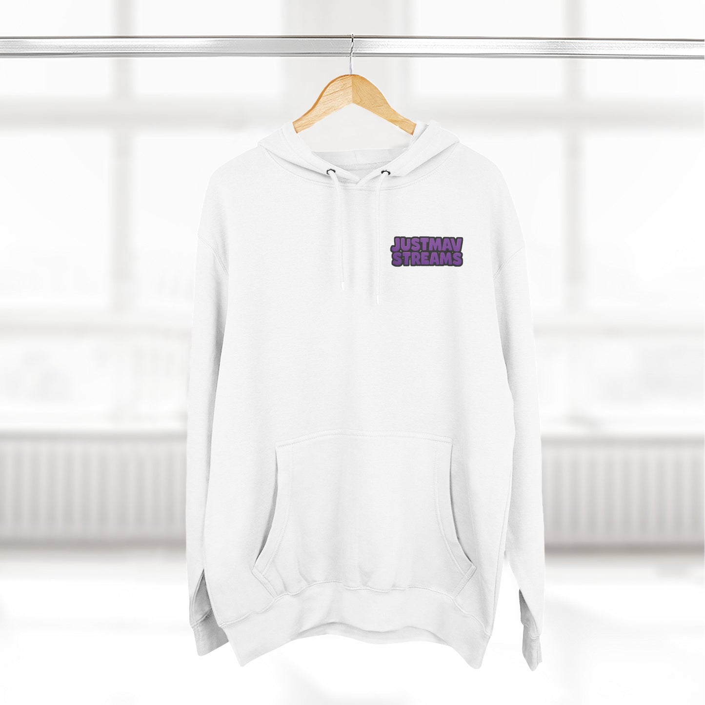 JustMav Streams Hoodie w/ Back Graphic