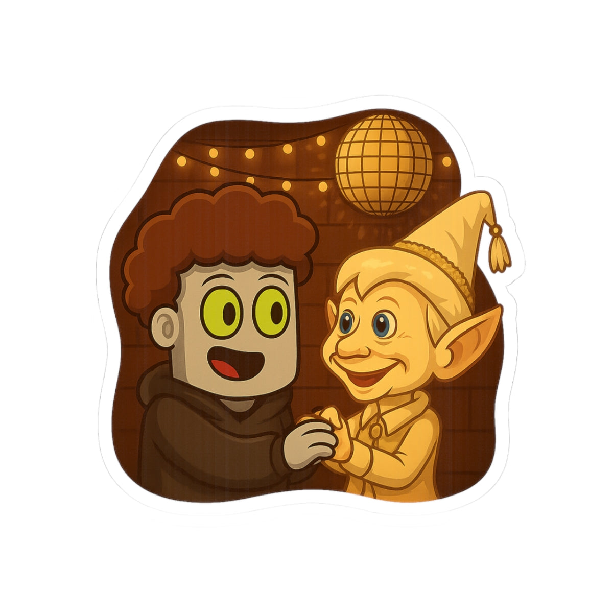 Mav and Dobby’s Dance Kiss-Cut Stickers