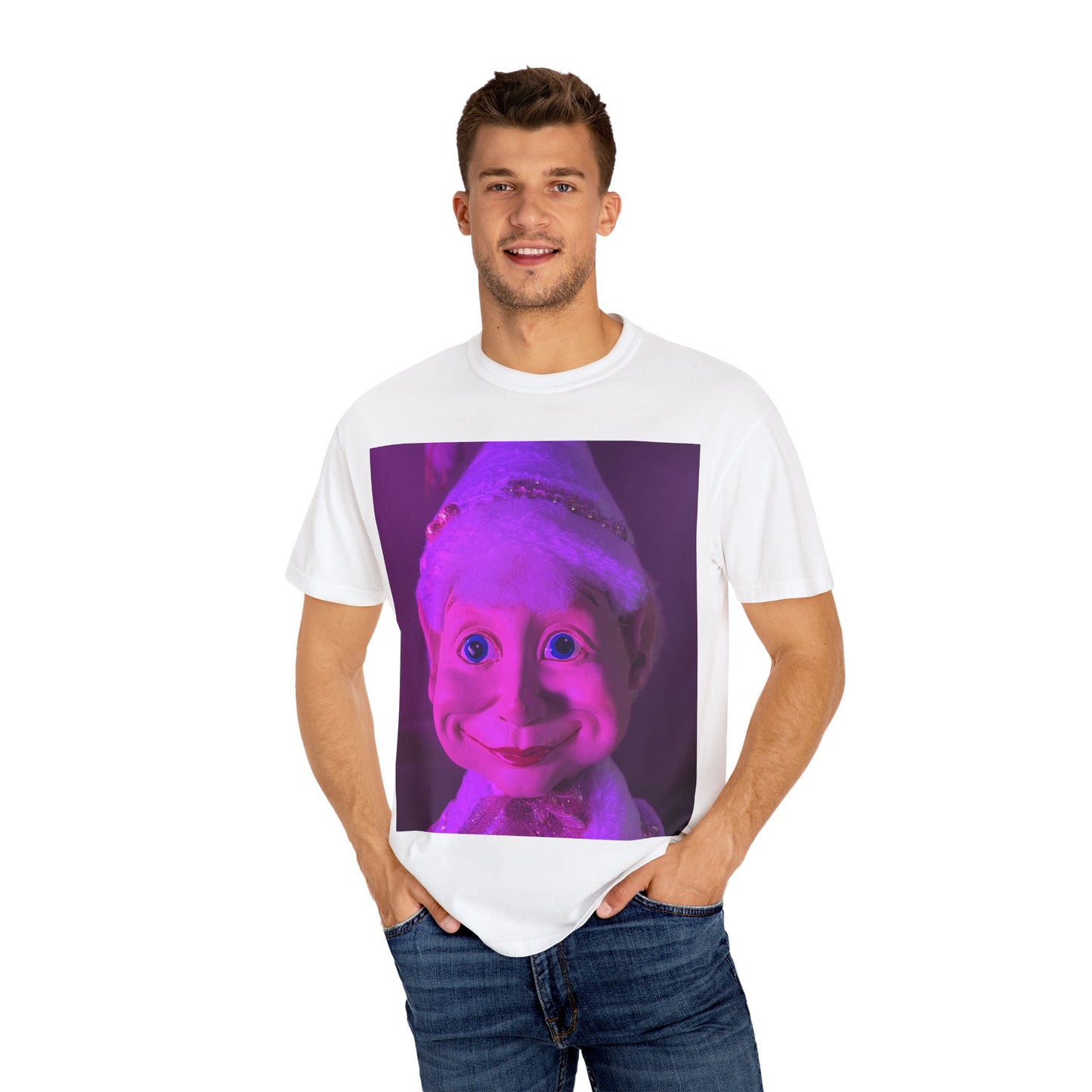 Dobby Unisex Garment-Dyed T-shirt