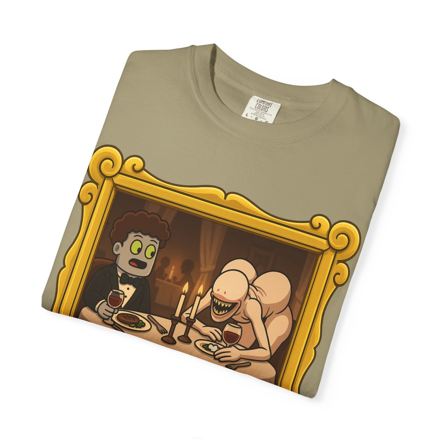 Mav and Thunderrump’s Date Unisex Garment-Dyed T-shirt