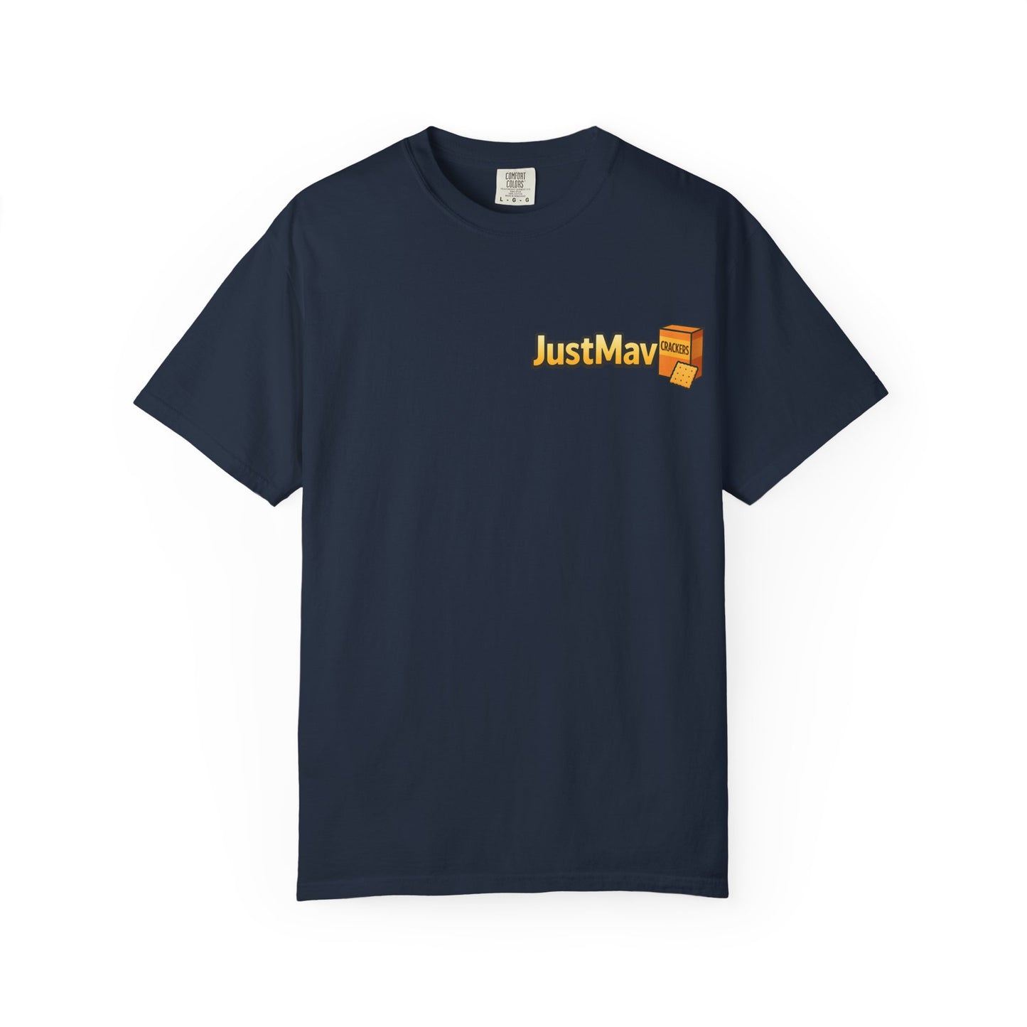 JustMav Crackers Plain Unisex Garment-Dyed T-shirt
