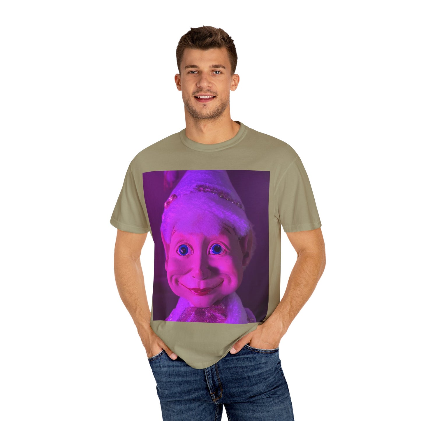 Dobby Unisex Garment-Dyed T-shirt