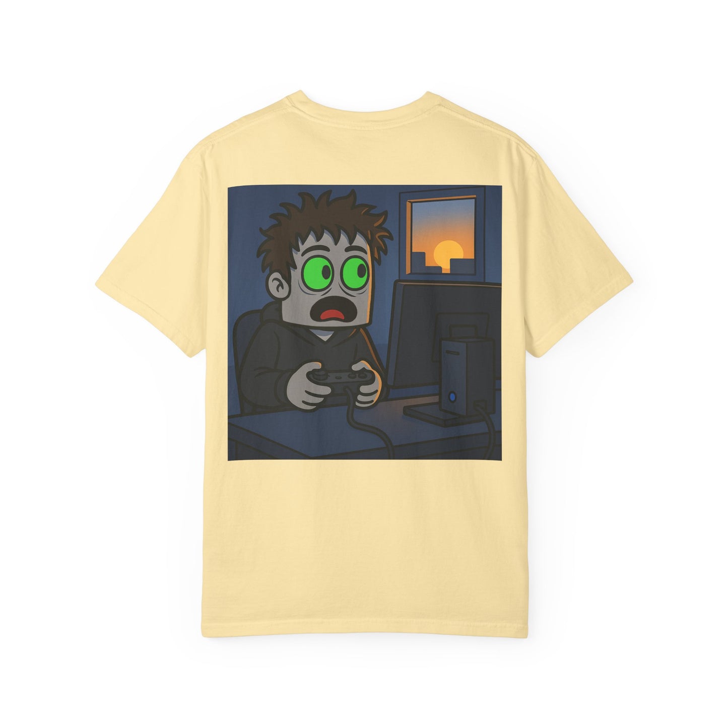 One more time w/ Back Graphic Unisex Garment-Dyed T-shirt