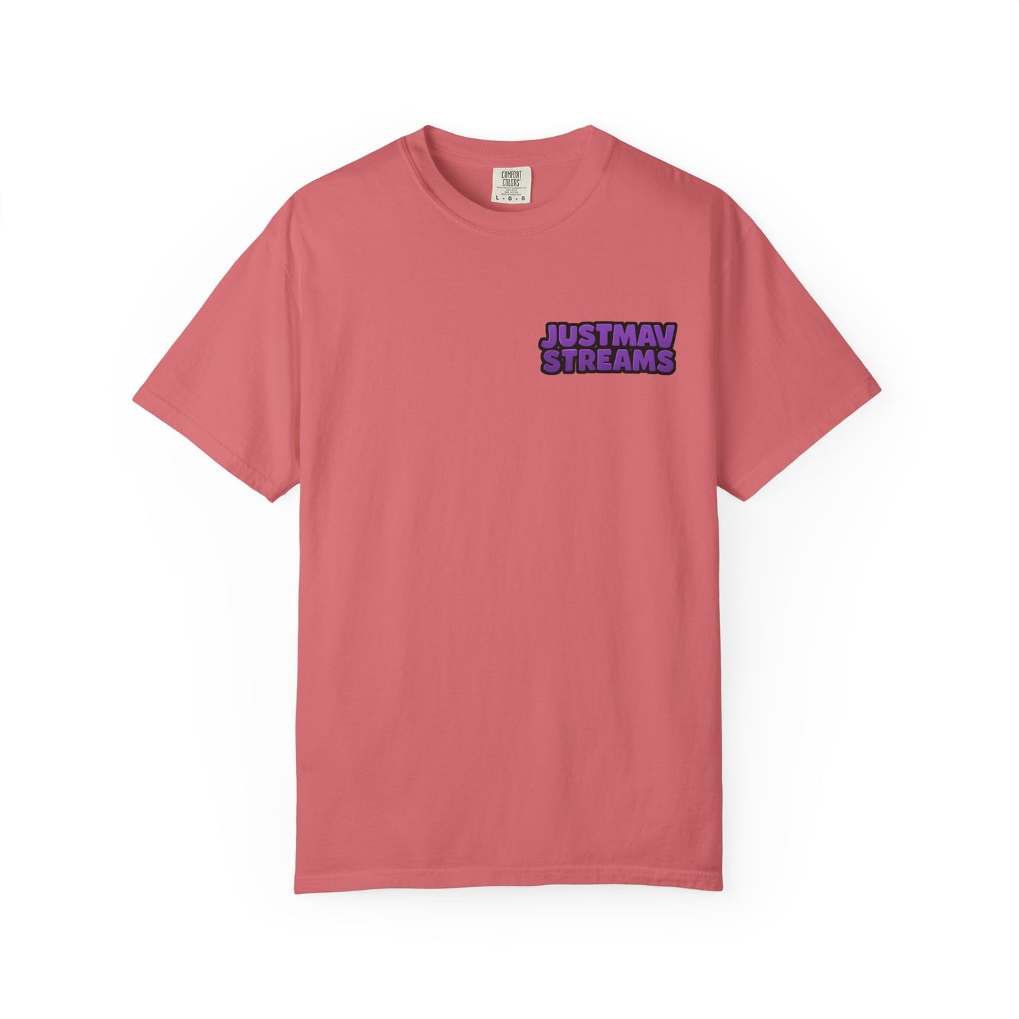 JustMav Streams Plain Unisex Garment-Dyed T-shirt