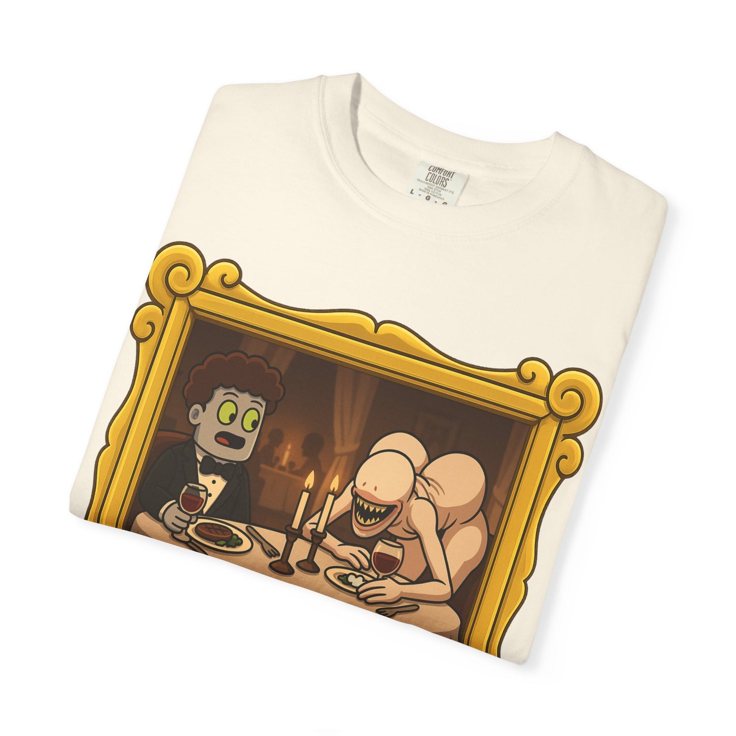 Mav and Thunderrump’s Date Unisex Garment-Dyed T-shirt