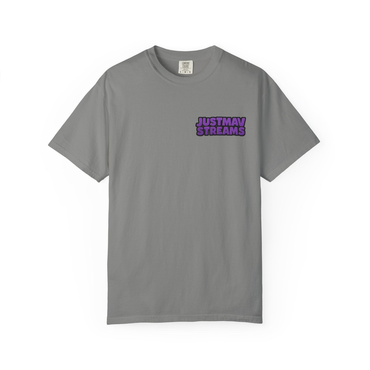 JustMav Streams w/ Back Graphic Unisex Garment-Dyed T-shirt