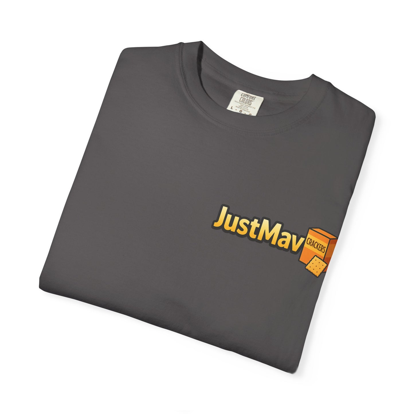 JustMav Crackers Plain Unisex Garment-Dyed T-shirt