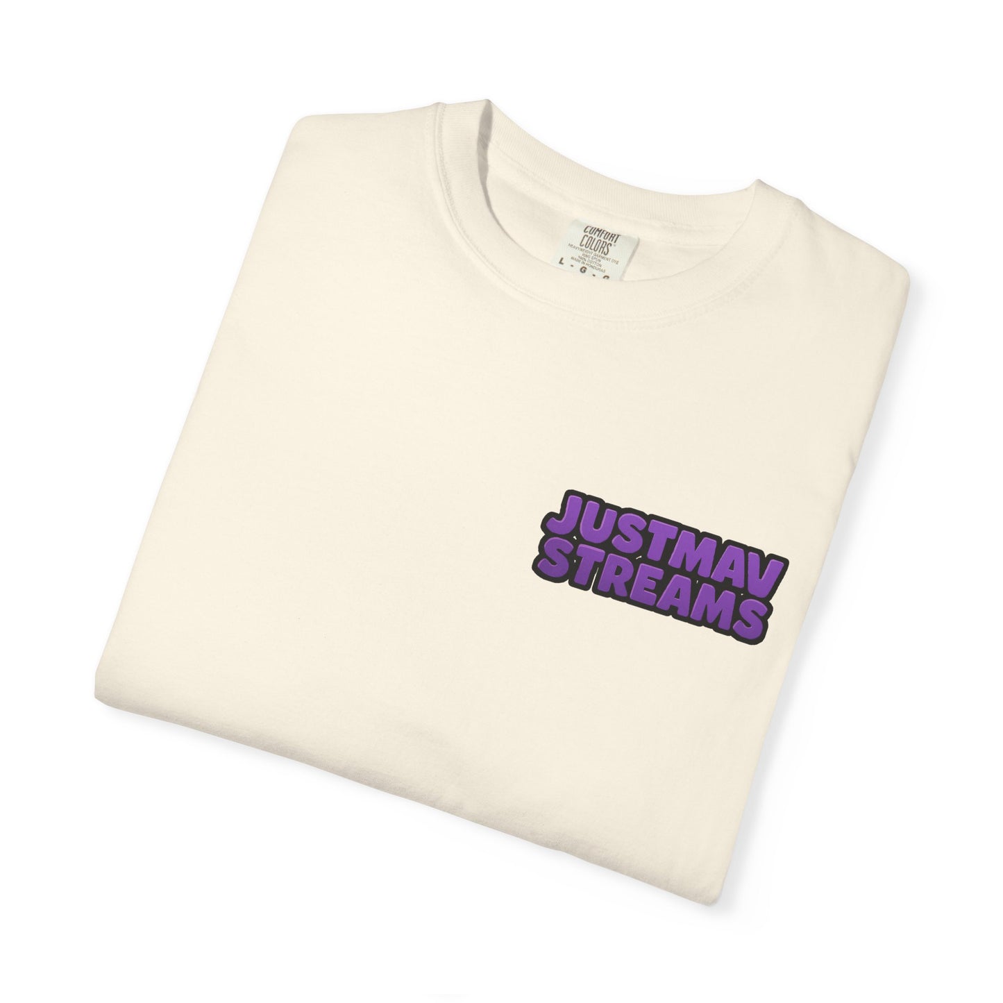 JustMav Streams w/ Back Graphic Unisex Garment-Dyed T-shirt