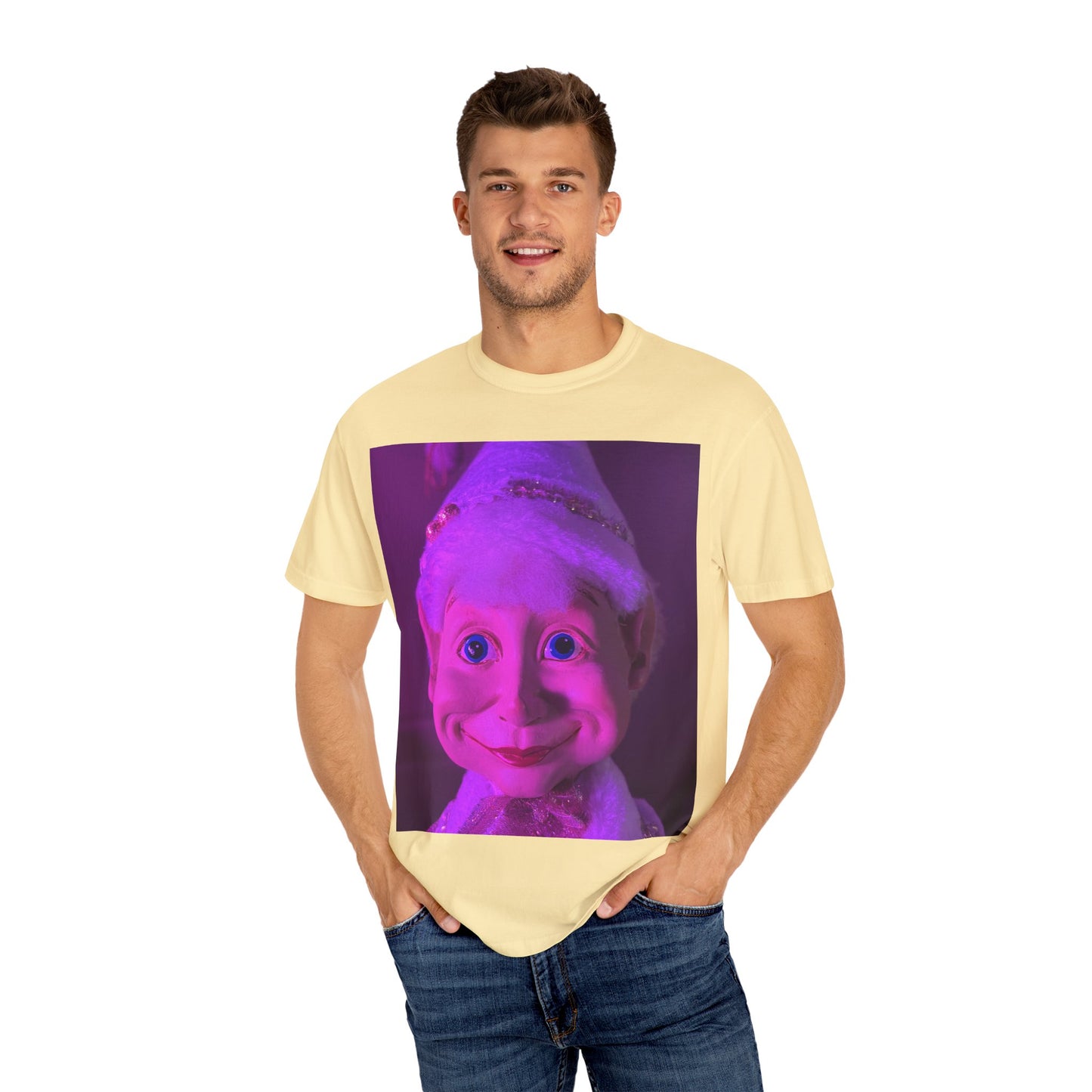 Dobby Unisex Garment-Dyed T-shirt