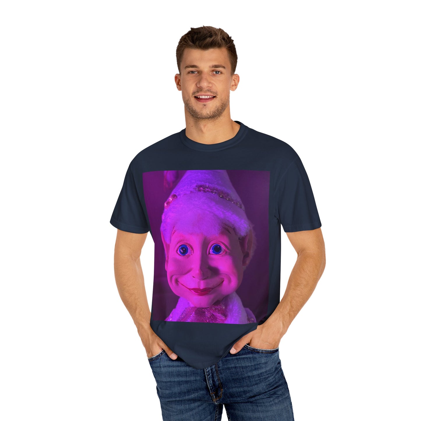 Dobby Unisex Garment-Dyed T-shirt