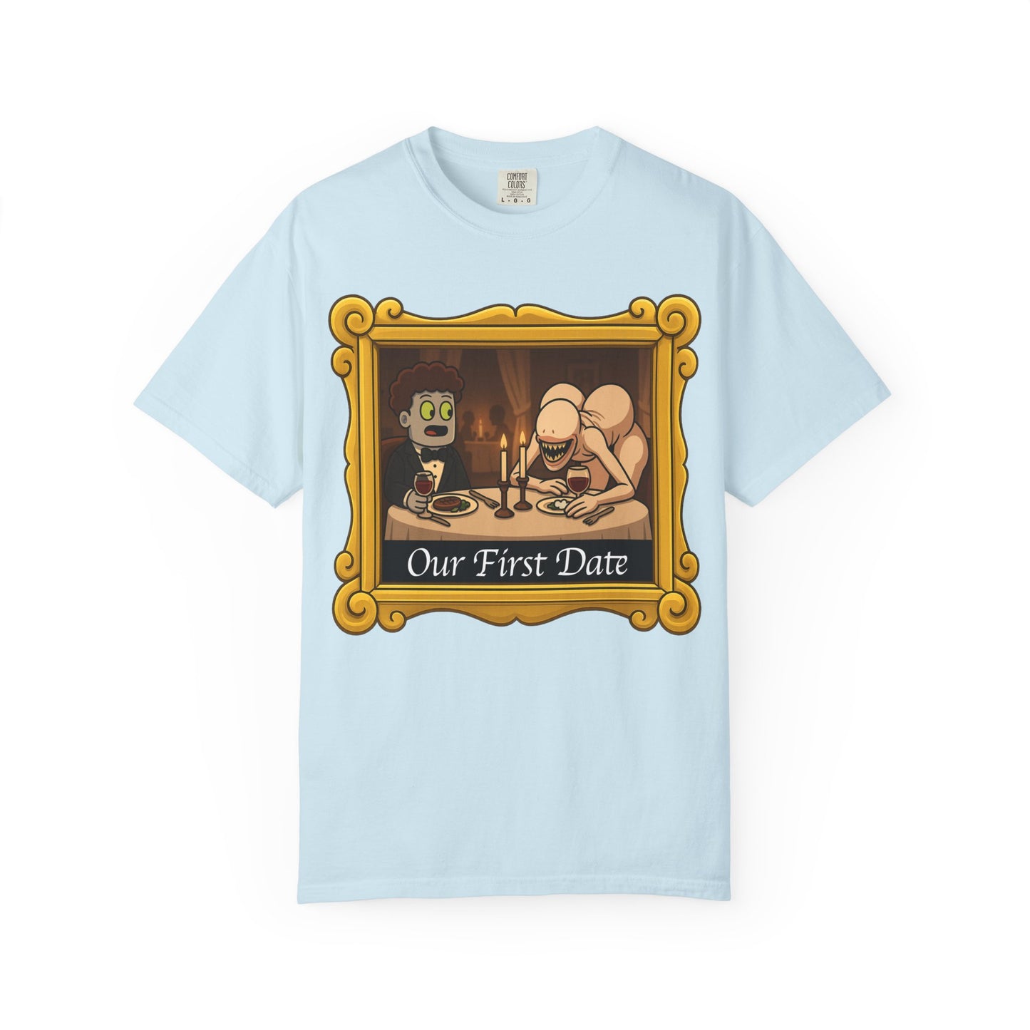 Mav and Thunderrump’s Date Unisex Garment-Dyed T-shirt