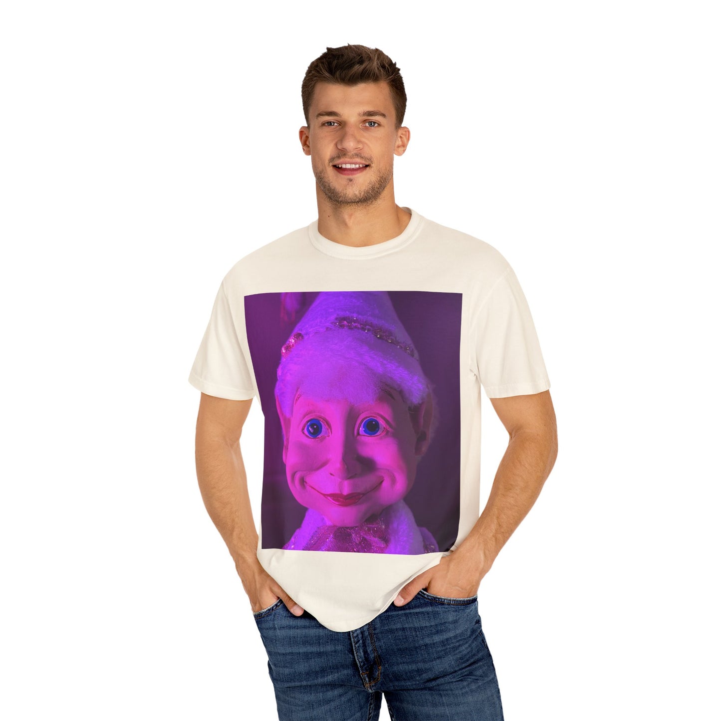 Dobby Unisex Garment-Dyed T-shirt