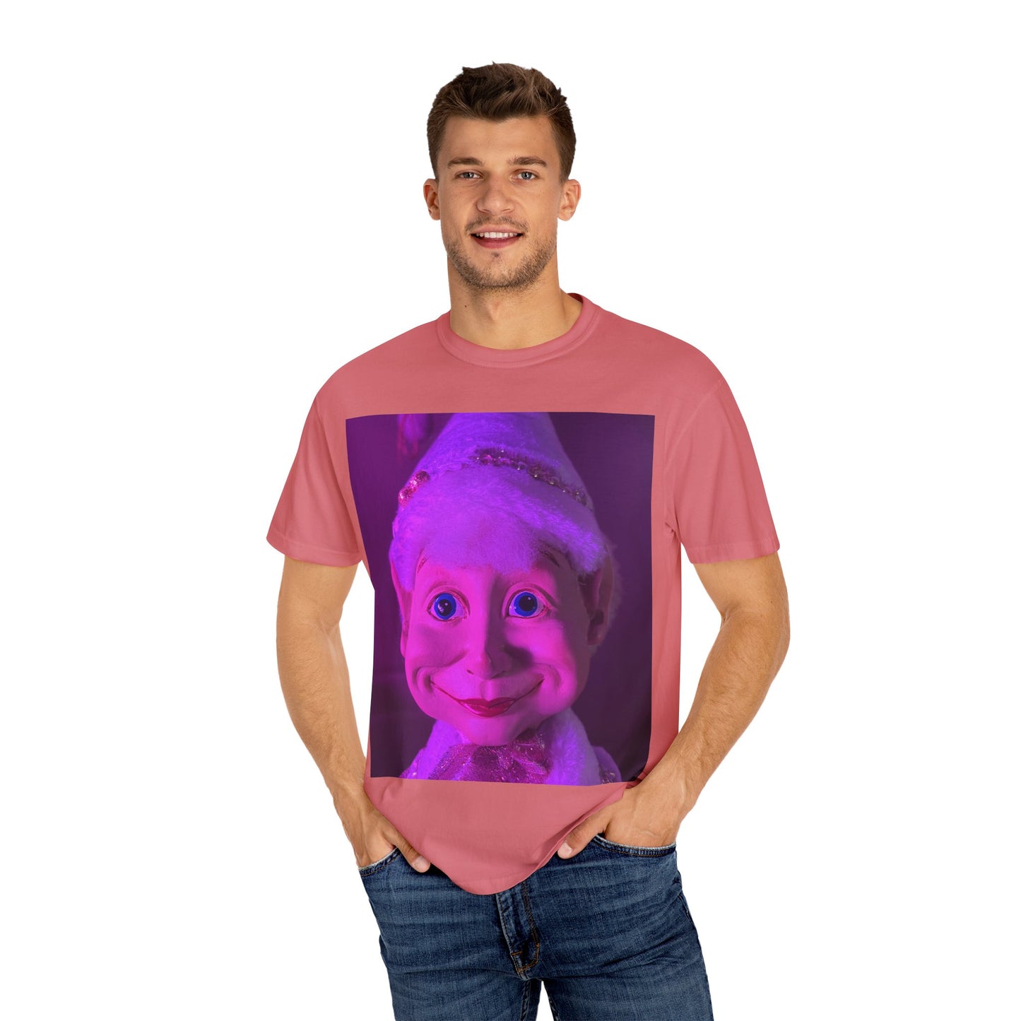 Dobby Unisex Garment-Dyed T-shirt