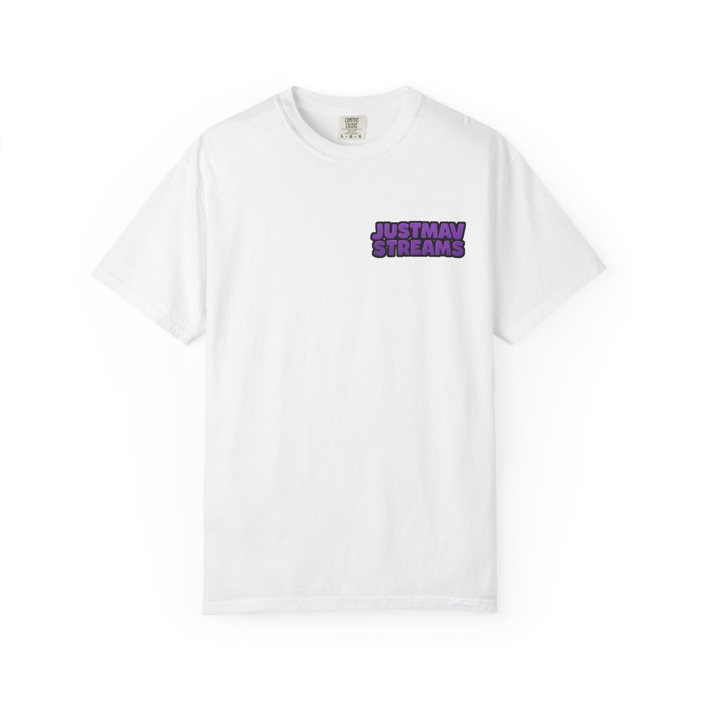 JustMav Streams Plain Unisex Garment-Dyed T-shirt