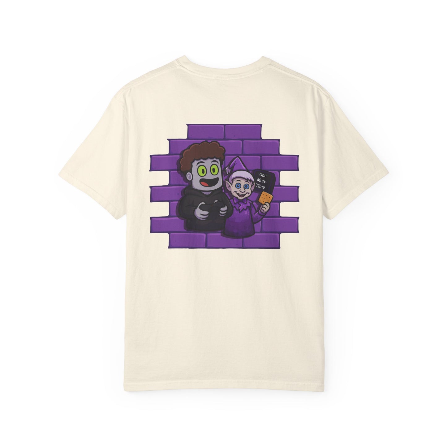 JustMav Streams w/ Back Graphic Unisex Garment-Dyed T-shirt