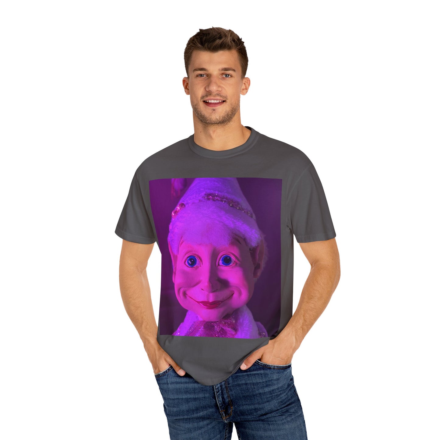 Dobby Unisex Garment-Dyed T-shirt