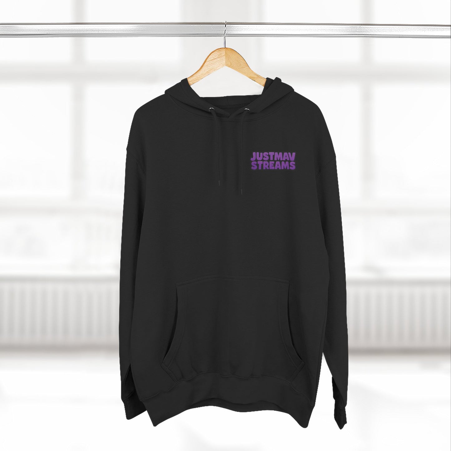JustMav Streams Hoodie w/ Back Graphic