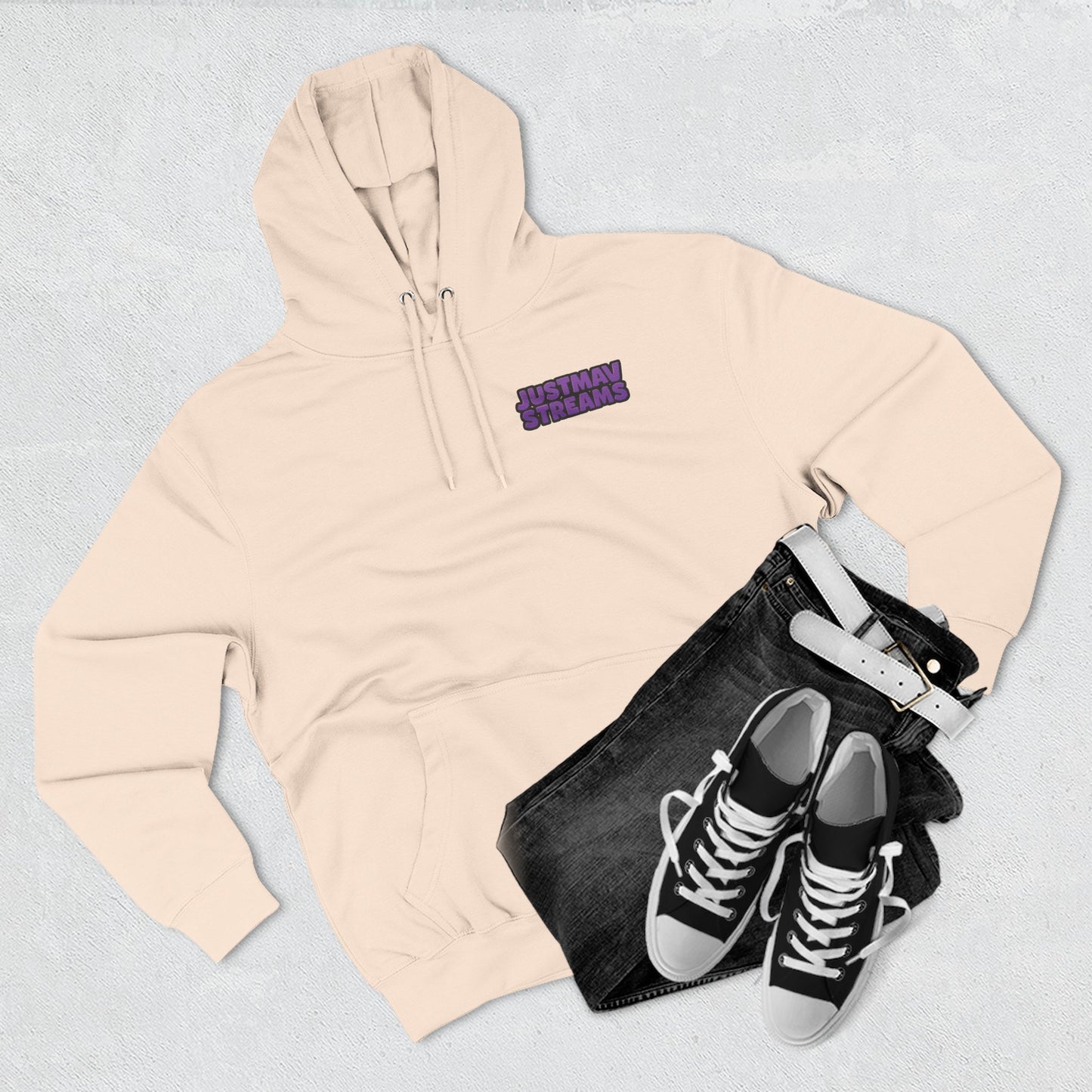 JustMav Streams Hoodie w/ Back Graphic