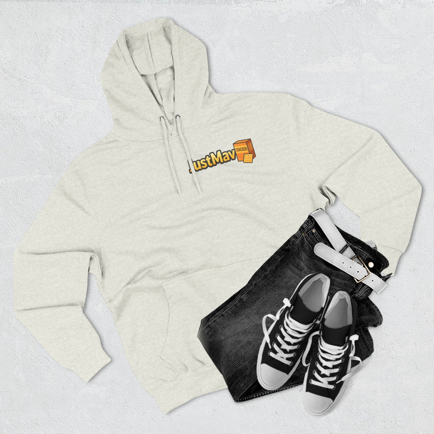 JustMav Crackers w/ Back Graphic Hoodie