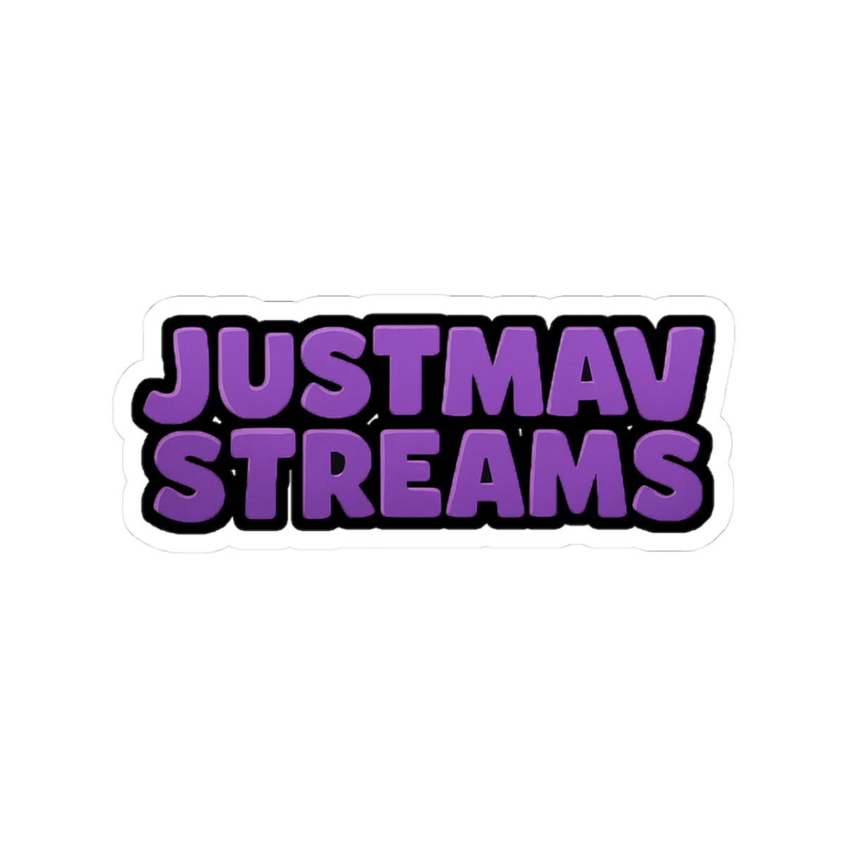JustMav Streams Kiss-Cut Stickers