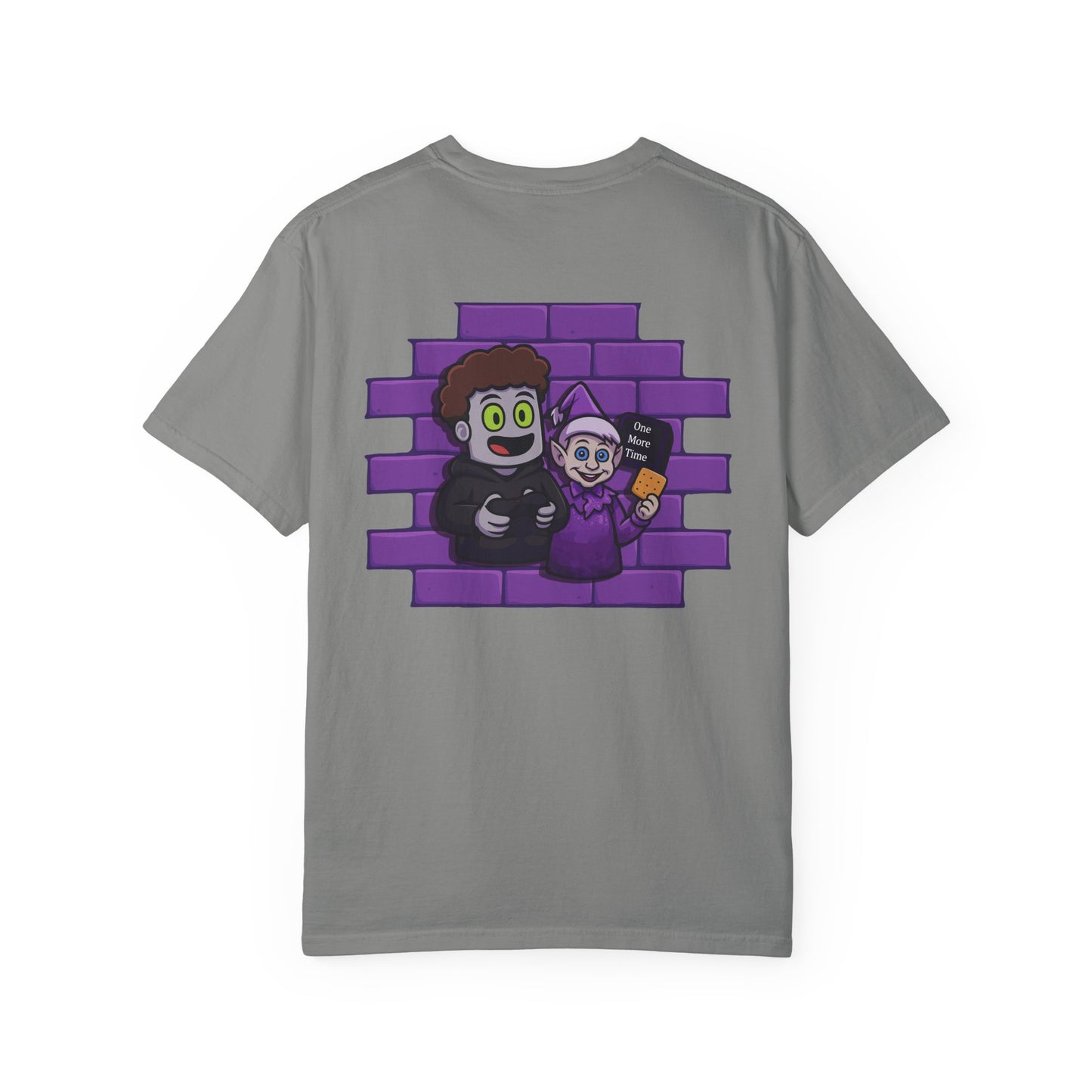 JustMav Streams w/ Back Graphic Unisex Garment-Dyed T-shirt