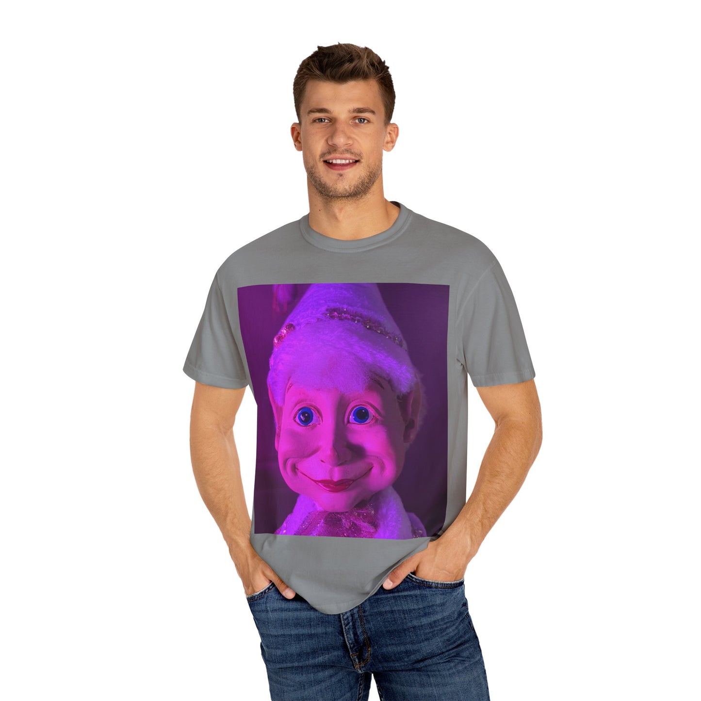 Dobby Unisex Garment-Dyed T-shirt