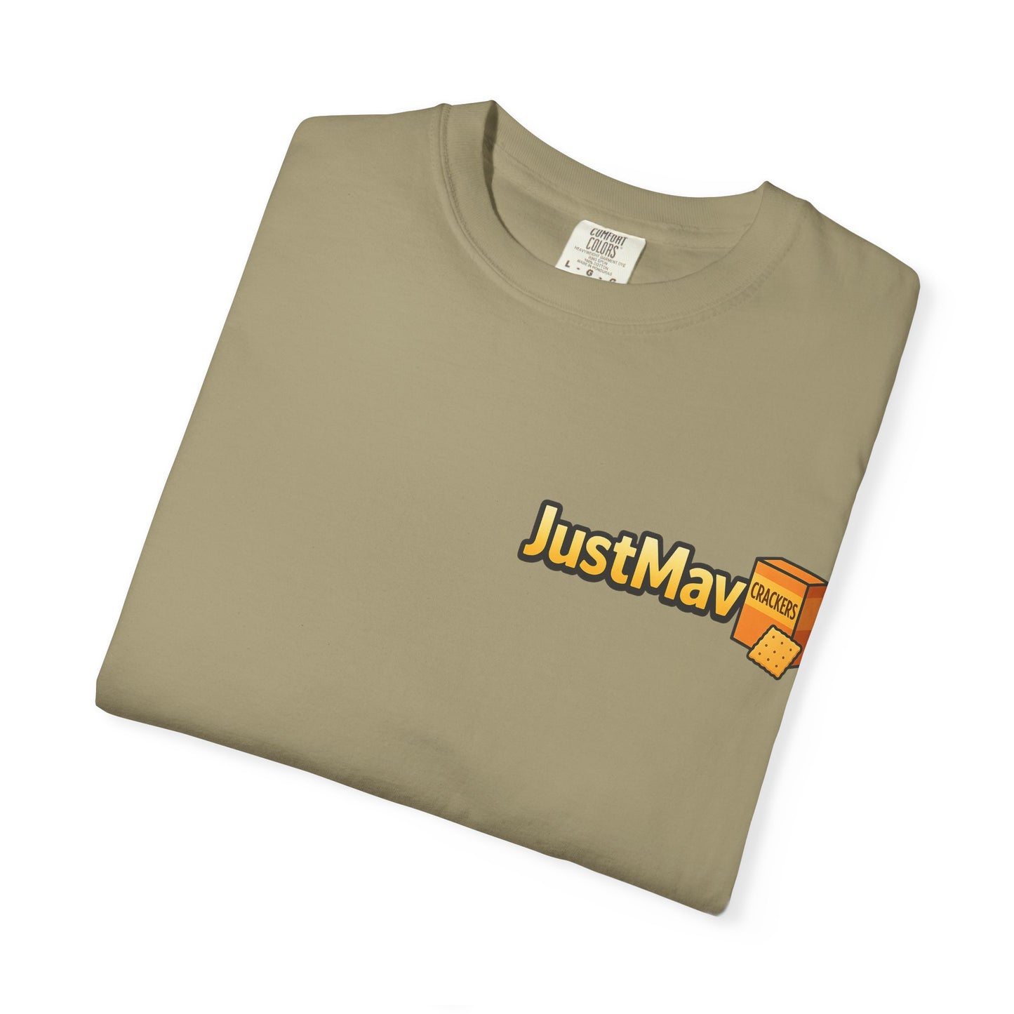 JustMav Crackers Plain Unisex Garment-Dyed T-shirt