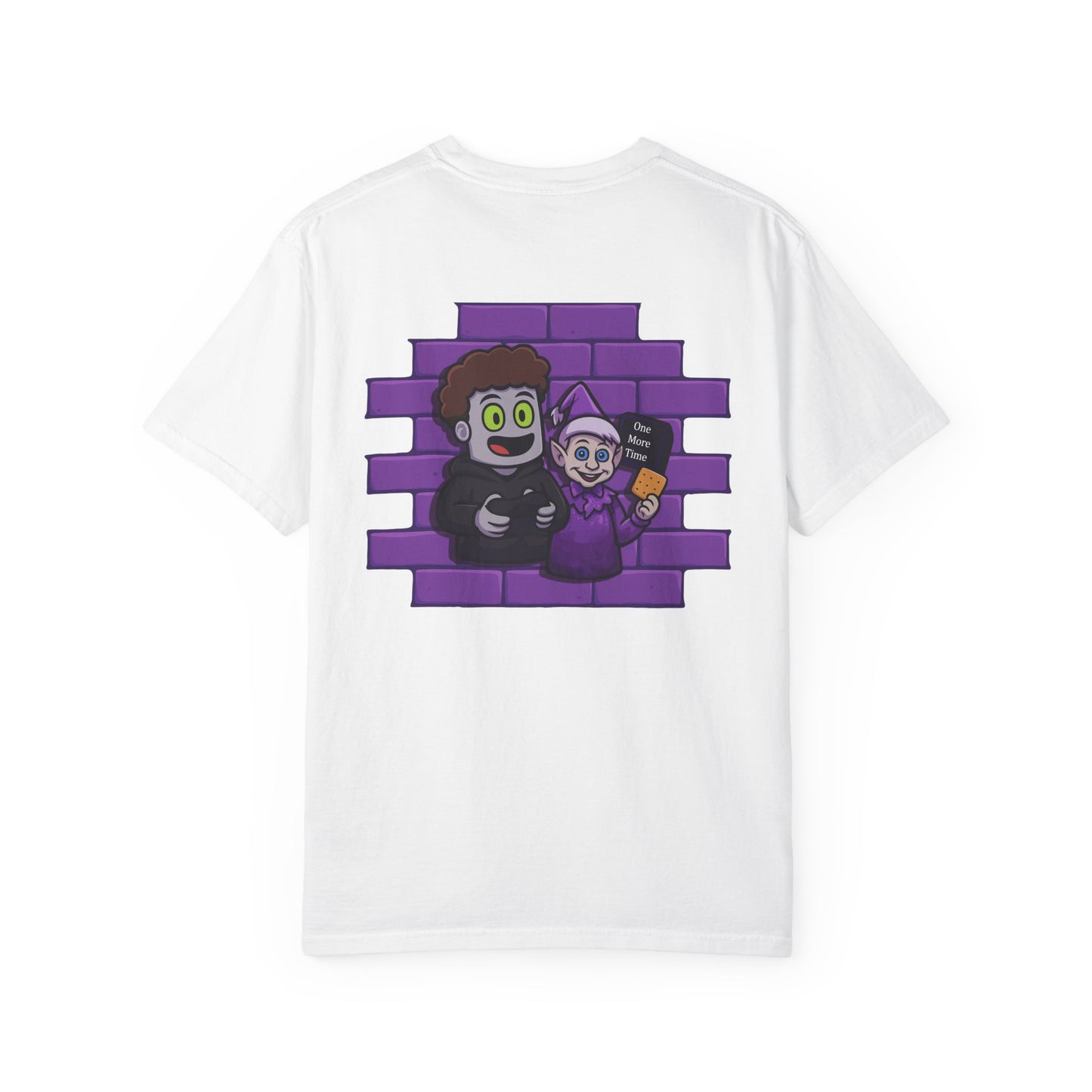 JustMav Streams w/ Back Graphic Unisex Garment-Dyed T-shirt