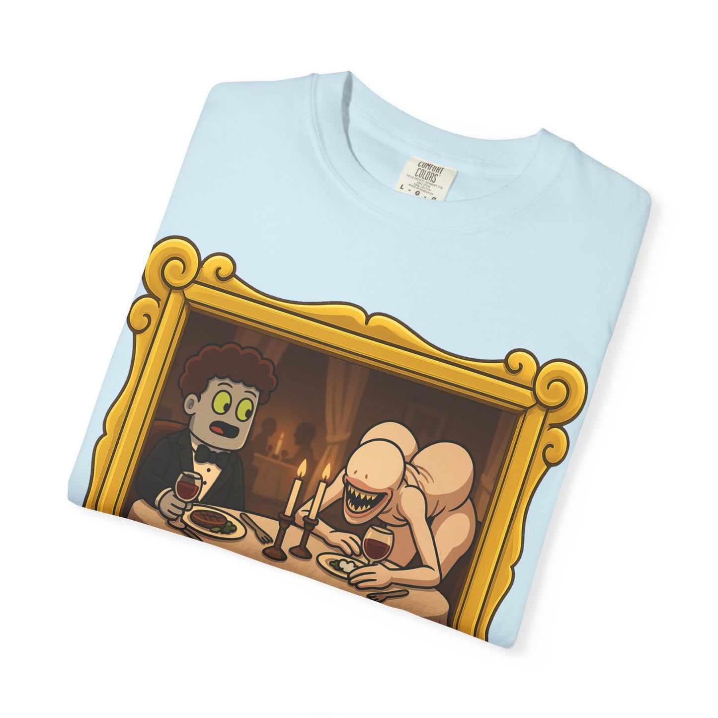 Mav and Thunderrump’s Date Unisex Garment-Dyed T-shirt