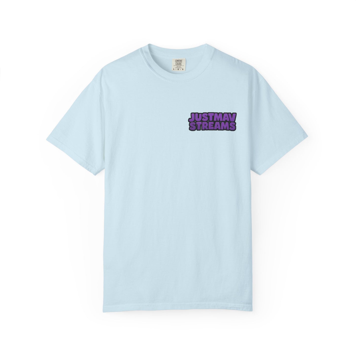 JustMav Streams w/ Back Graphic Unisex Garment-Dyed T-shirt