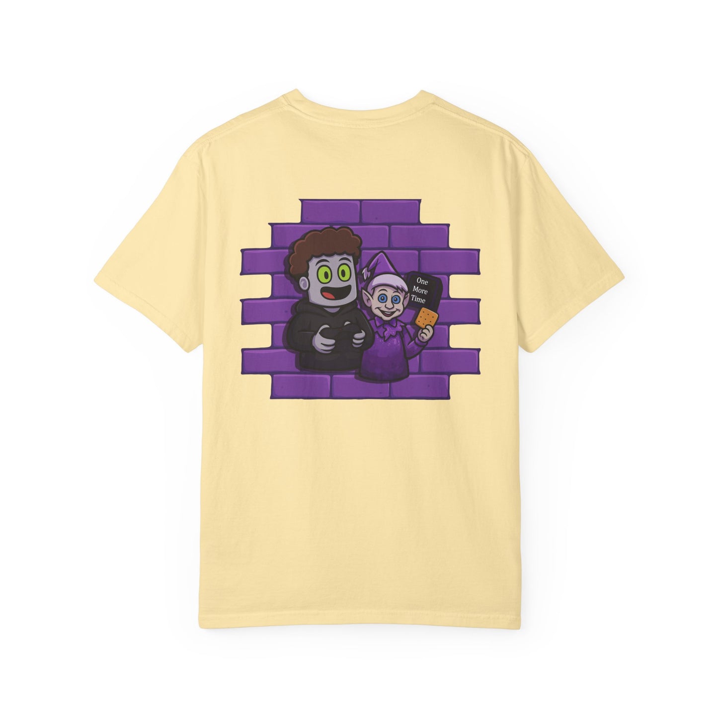 JustMav Streams w/ Back Graphic Unisex Garment-Dyed T-shirt