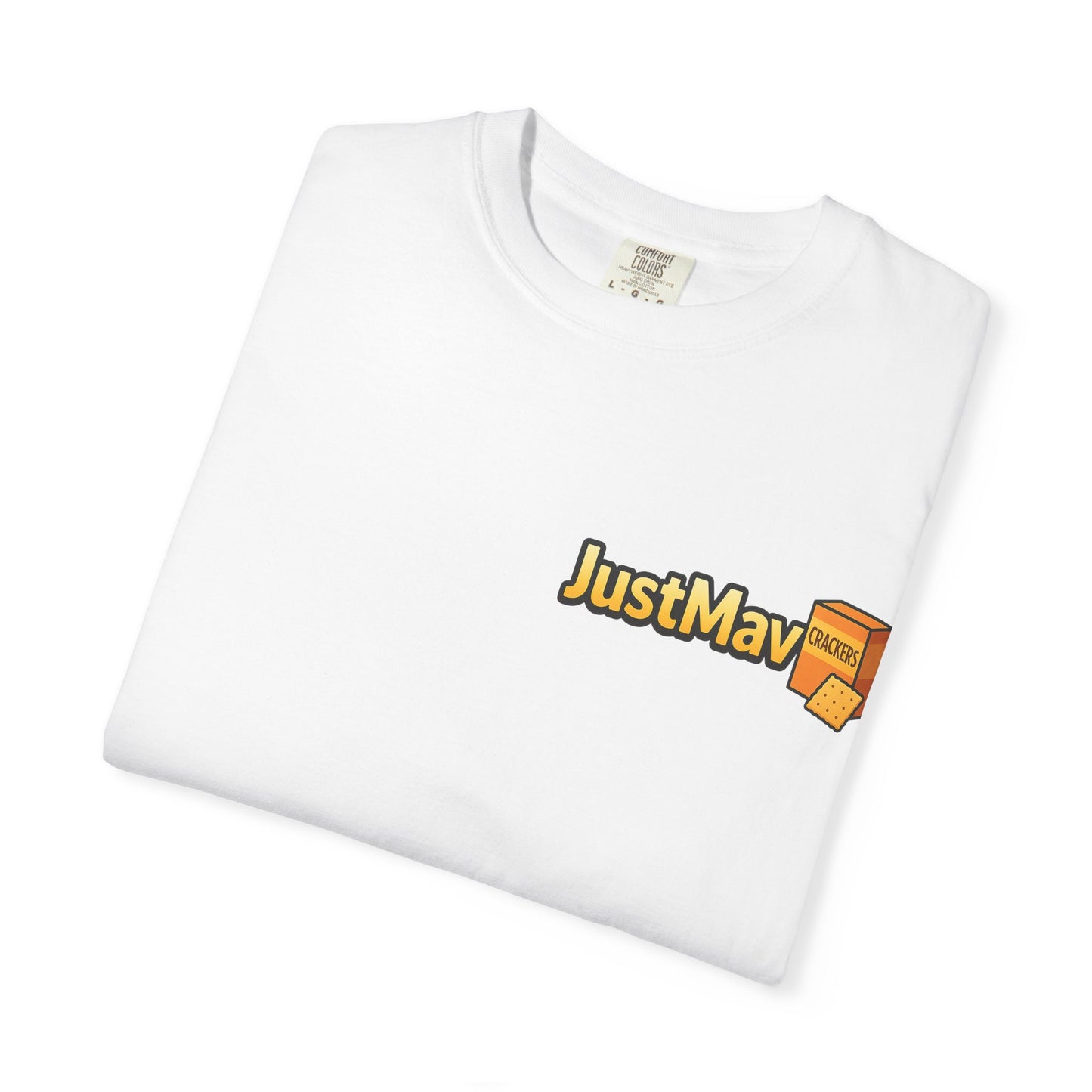 JustMav Crackers Plain Unisex Garment-Dyed T-shirt