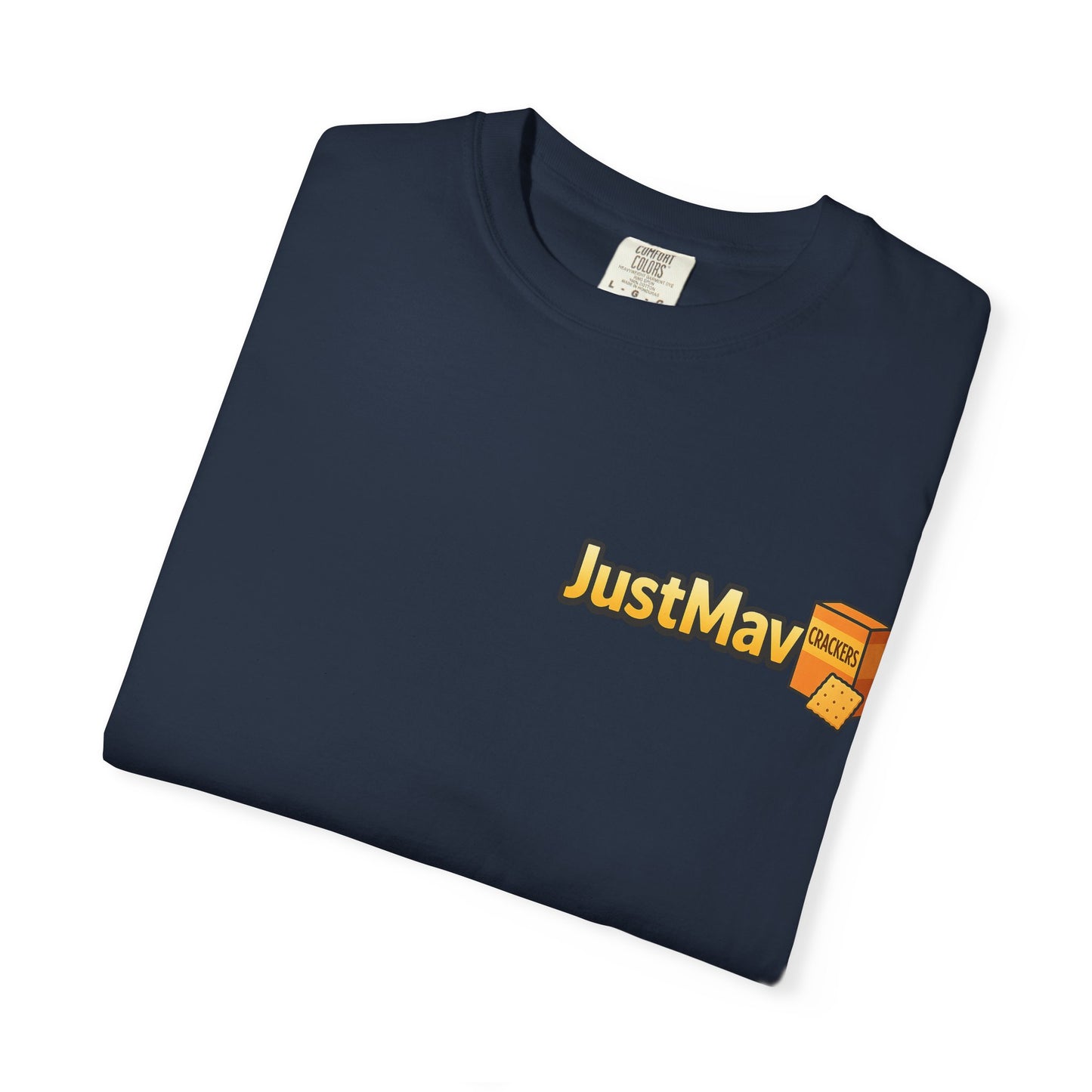 JustMav Crackers Plain Unisex Garment-Dyed T-shirt