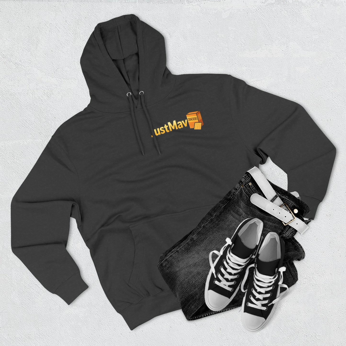 JustMav Crackers w/ Back Graphic Hoodie