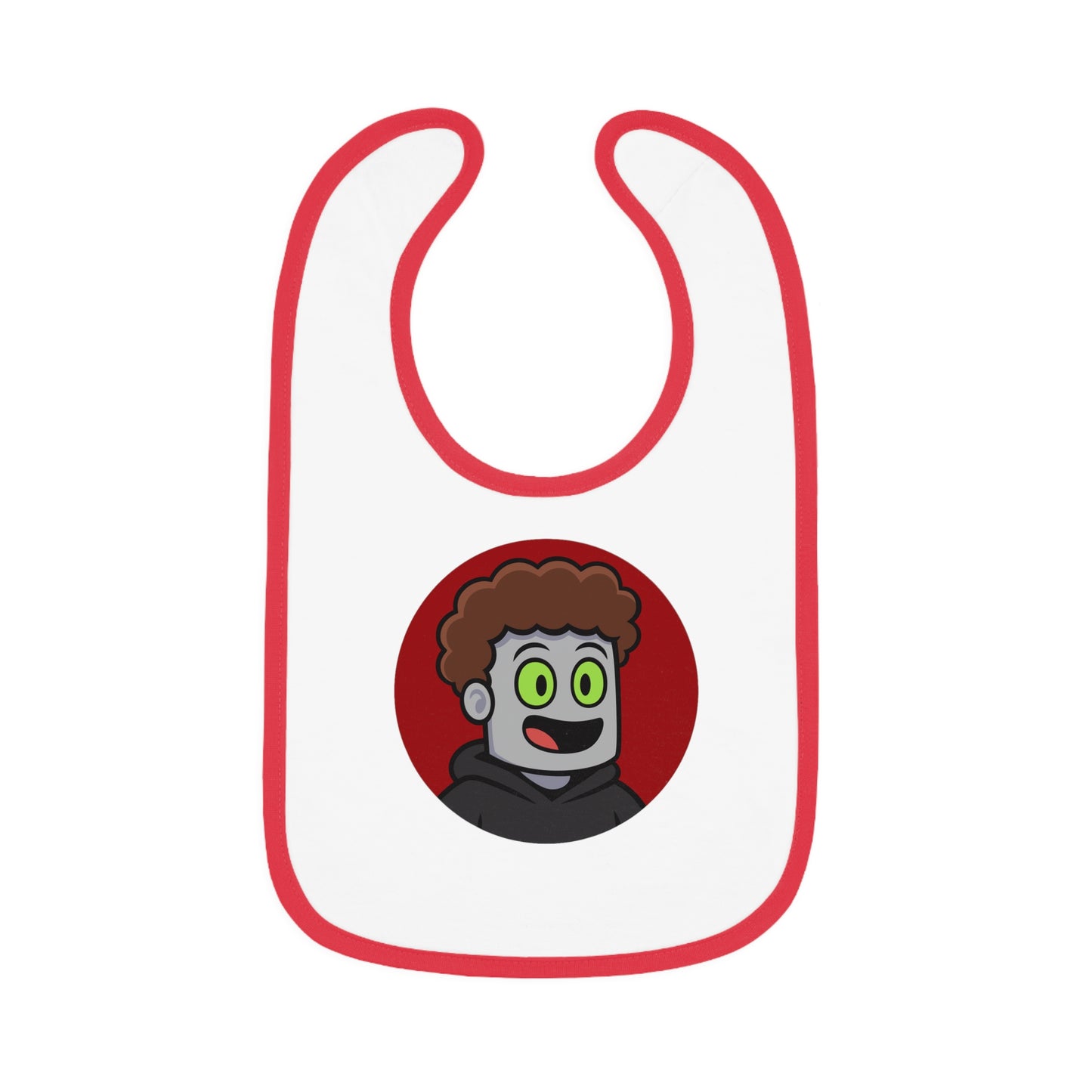 JustMav Circle Logo Baby Bib
