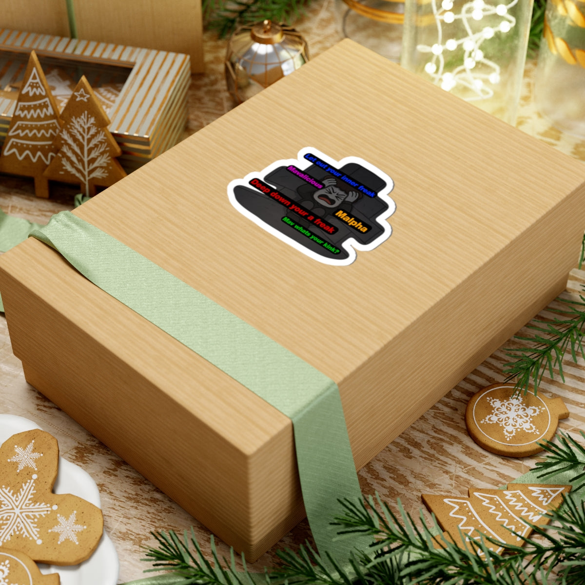 Disturbing Thoughts Kiss-Cut Stickers