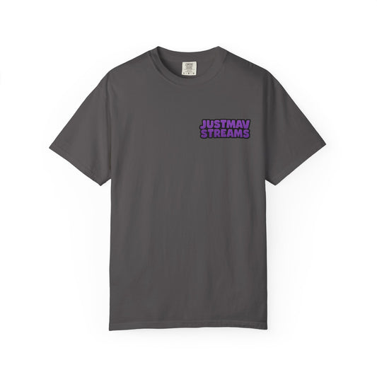 JustMav Streams w/ Back Graphic Unisex Garment-Dyed T-shirt